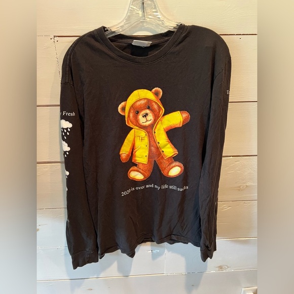 Teddy Fresh men’s medium shirt 2020 is over and my life still sucks long sleeve - Picture 1 of 8